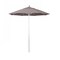 California Umbrella 7.5' Silver Aluminum Market Patio Umbrella, Sunbrella Gateway Blush 194061334133 - alternate 1
